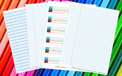 Lignages à imprimer pour l&rsquo;apprentissage de l&rsquo;écriture